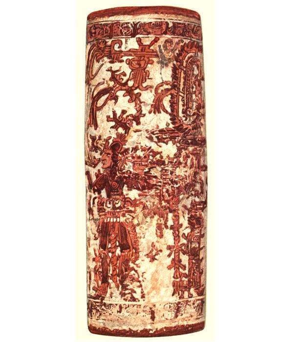 Plate 26. POTTERY CYLINDER FROM YALLOCH, GUATEMALA