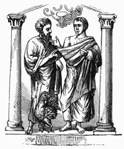 Illustration: Fig. 102.&mdash;Peter’s Denial of Christ.