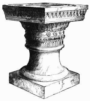 Illustration: Fig. 131.&mdash;Baptismal Font.