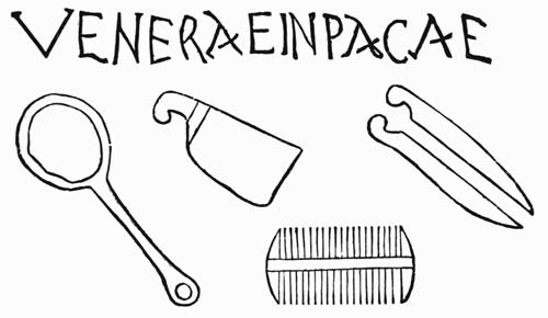 Illustration: Fig. 36.&mdash;Wool-Comber’s Implements.