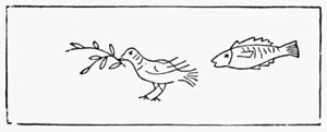 Illustration: Fig. 53.&mdash;Fish and Dove.