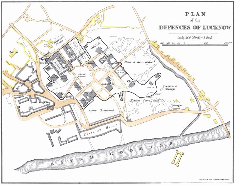 Plan of the
Defences of Lucknow