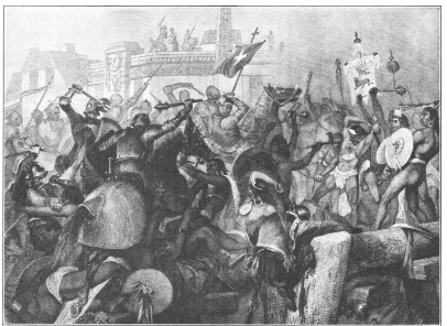 The capture of the City of Mexico by Cortes

{94}From the painting by Alonzo Chappel