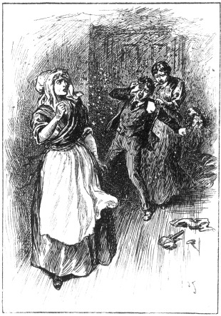 “In a moment Nanny had dragged off his jacket.”

p. 158.

