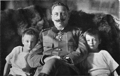 Image not available: THE KAISER AND HIS TWO ELDEST GRANDSON’S, PRINCES WILHELM
AND LOUIS FERDINAND OF PRUSSIA