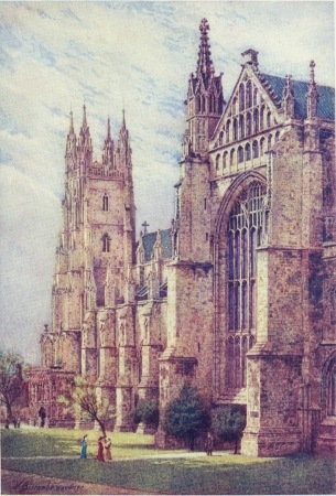 Image unavailable: SOUTH-WEST TRANSEPT AND ST GEORGE’S TOWER, CANTERBURY
CATHEDRAL