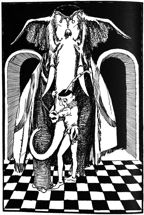 &ldquo;Flinging his arms affectionately around the Elegant Elephant&rsquo;s trunk&rdquo;