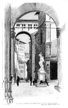 Image unavailable: THE BRIDGE CONNECTING THE UFFIZI and PALAZZO VECCHIO

FROM THE LOGGIA DEI LANZI.