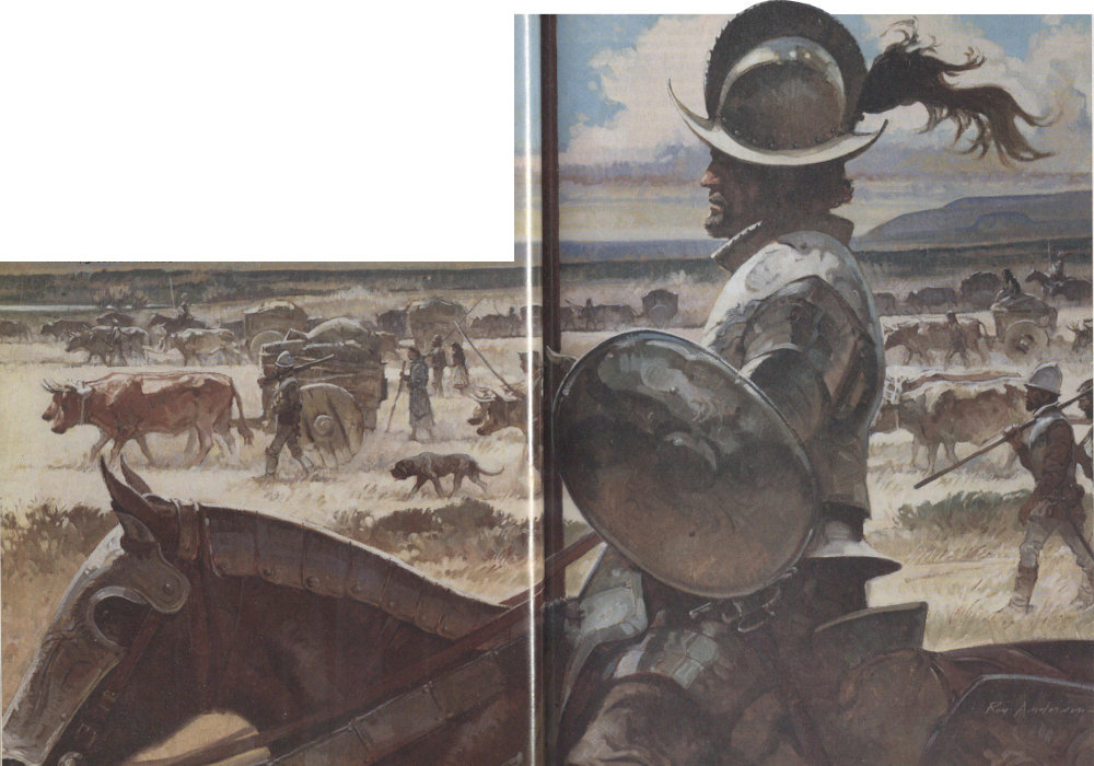 Coronado&rsquo;s army on the march