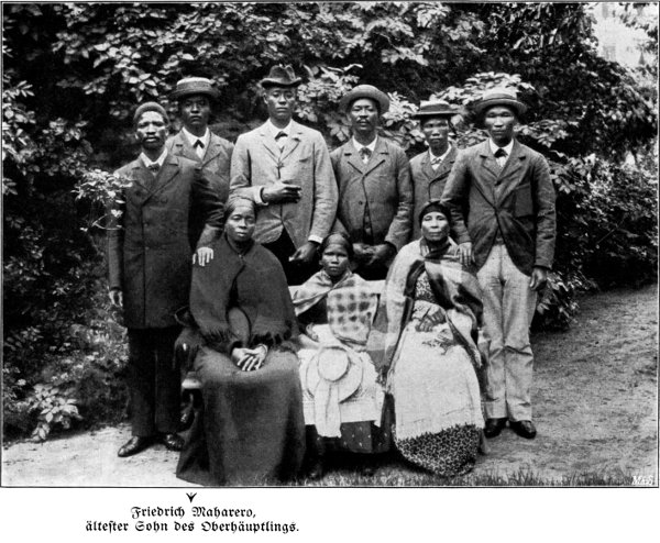 Friedrich Maharero, �ltester Sohn des Oberh�uptlings.