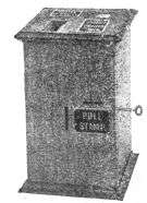 The British Stamp Automatic
Delivery Machine.