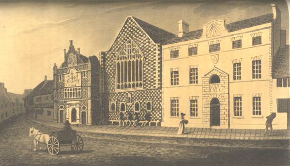 The Town Hall, Jail House, published April 1810, by W.
Whittingham, Lynn