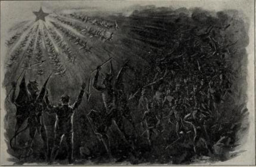 The armies of righteousness will some day triumph over
the black hordes of civil iniquity.