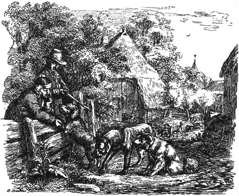 Aus Rumohrs 'Der Hunde
  Fuchsenstreit'