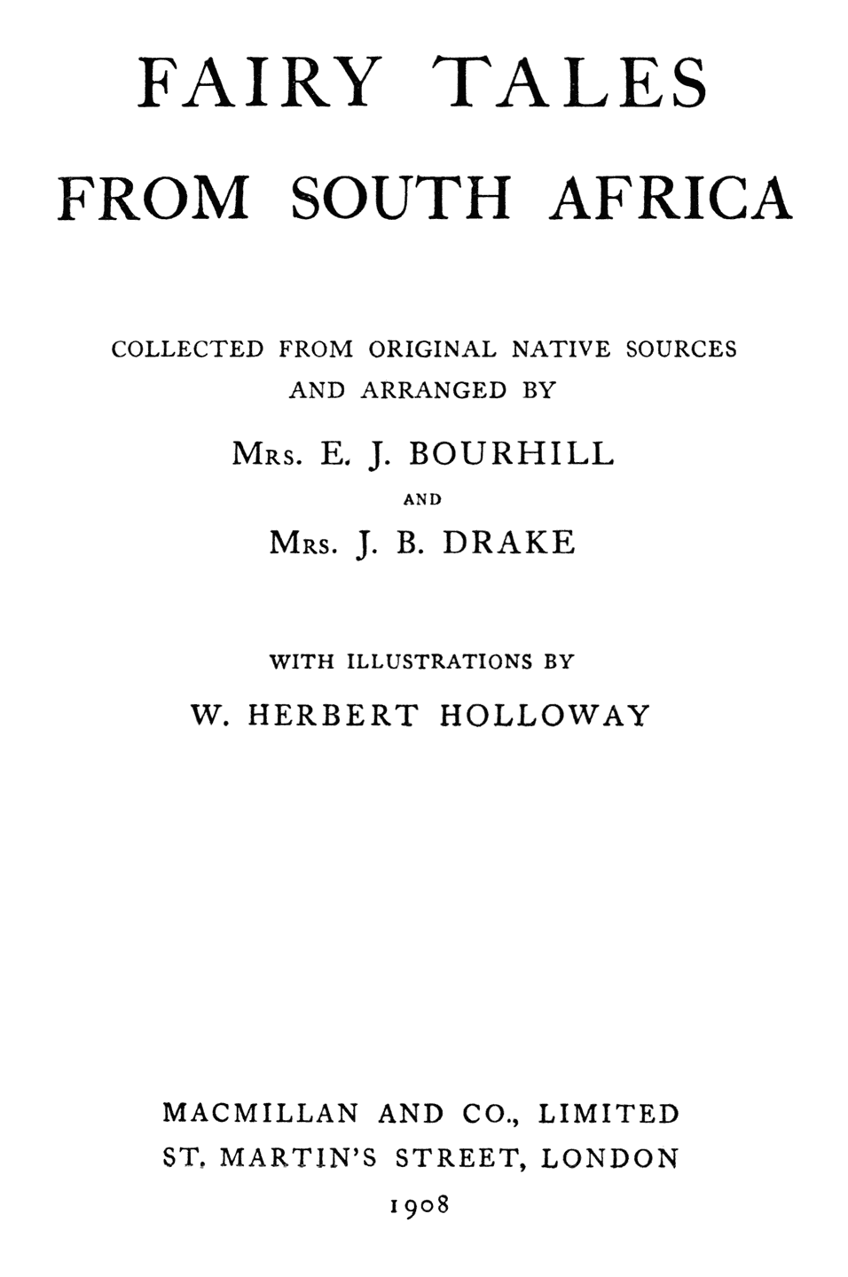 Original Title Page.