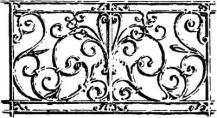 Ironwork in the balcony of Sergeant Talfourd’s house