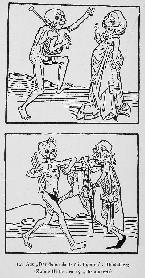 Aus dem Holzschnittbuch »Der doten dantz« 