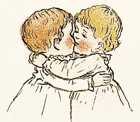 Children embrace